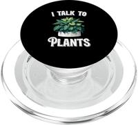 Funny I Talk To Plants Green Druid Nature PopSockets PopGrip for MagSafe
