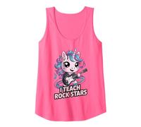 Funny I Teach ROCKSTARS Teacher 1st 2nd 3rd Grade Team Choir Tank Top