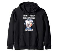 Funny I Want to Stop Philosophizing But I Kant Philosophy W Zip Hoodie