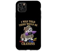 Funny I WAS TOLD THERE BE CRAYONS Jarhead Brother Military Case for iPhone 11 Pro Max