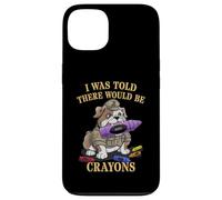 Funny I WAS TOLD THERE BE CRAYONS Jarhead Brother Military Case for iPhone 13