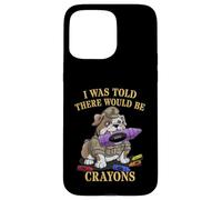 Funny I WAS TOLD THERE BE CRAYONS Jarhead Brother Military Case for iPhone 15 Pro Max