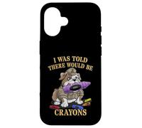 Funny I WAS TOLD THERE BE CRAYONS Jarhead Brother Military Case for iPhone 16