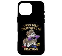 Funny I WAS TOLD THERE BE CRAYONS Jarhead Brother Military Case for iPhone 16 Pro Max