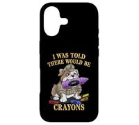 Funny I WAS TOLD THERE BE CRAYONS Jarhead Brother Military Case for iPhone 17