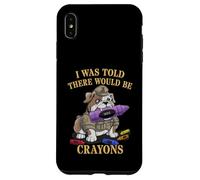 Funny I WAS TOLD THERE BE CRAYONS Jarhead Brother Military Case for iPhone XS Max