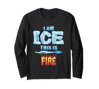 Funny Ice and Fire Costume Halloween Family Matching Women Long Sleeve T-Shirt