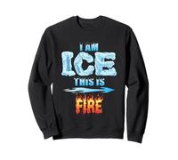 Funny Ice and Fire Costume Halloween Family Matching Women Sweatshirt