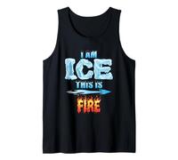 Funny Ice and Fire Costume Halloween Family Matching Women Tank Top