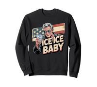 Funny Ice Baby Tough Guy Illustration Sweatshirt