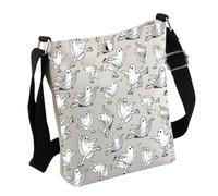 Funny Ice-skating Gift G-host Ice-skating Crossbody Bag Ice-skating Lover Gift Skating Coach Gift Ice Skater Gift (Skating Face Bag)