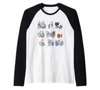 Funny ICU Nurse Goose Critical Care Hospital Staff Raglan Baseball Tee