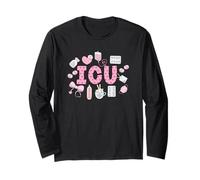 Funny ICU Nurse Intensive Care Unit Nurse Emergency Nurse Long Sleeve T-Shirt