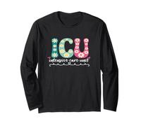 Funny ICU Nurse Intensive Care Unit Nurse Emergency Nurse Long Sleeve T-Shirt