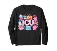 Funny ICU Nurse Intensive Care Unit Nurse Emergency Nurse Long Sleeve T-Shirt