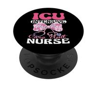 Funny ICU Nurse Intensive Care Unit Nurse Emergency Nurse PopSockets Adhesive PopGrip