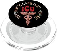 Funny ICU Nurse Intensive Care Unit Nurse Emergency Nurse PopSockets PopGrip for MagSafe