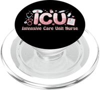 Funny ICU Nurse Intensive Care Unit Nurse Emergency Nurse PopSockets PopGrip for MagSafe