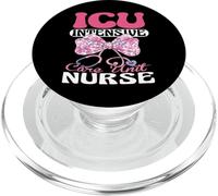 Funny ICU Nurse Intensive Care Unit Nurse Emergency Nurse PopSockets PopGrip for MagSafe