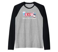 Funny ICU Nurse Intensive Care Unit Nurse Emergency Nurse Raglan Baseball Tee