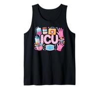 Funny ICU Nurse Intensive Care Unit Nurse Emergency Nurse Tank Top