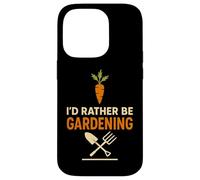 Funny I'd Rather Be Gardening Design Case for iPhone 14 Pro