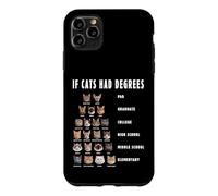 Funny If Cats Had Degrees Humor Gift Case for iPhone 11 Pro Max