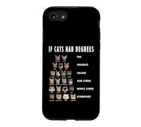 Funny If Cats Had Degrees Humor Gift Case for iPhone SE (2020) / 7/8