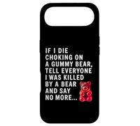Funny If I Die Choking On A Gummy Bear Tell Everyone Joke Case for iPhone Air