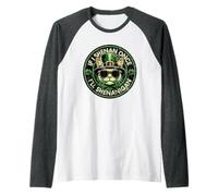 Funny If I Shenan Once I'll Shenanigan St Patrick's Day Cat Raglan Baseball Tee