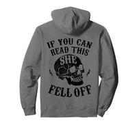 Funny If You Can Read This She Fell Off Motorcycle Biker Pullover Hoodie