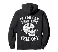 Funny If You Can Read This She Fell Off Motorcycle Biker Pullover Hoodie