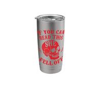 Funny If You Can Read This She Fell Off Motorcycle Biker Stainless Steel Insulated Tumbler