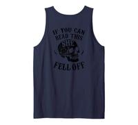 Funny If You Can Read This She Fell Off Motorcycle Biker Tank Top
