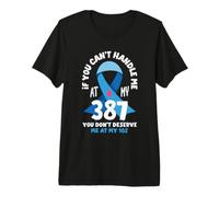 Funny If You Can't Handle Me Diabetic Type 1 Diabetes T1D Premium T-Shirt