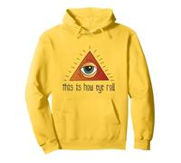 Funny Illuminati Apparel All Seeing Eye This Is How Eye Roll Pullover Hoodie