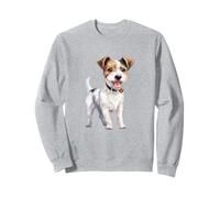 Funny Illustration of Happy Jack Russell Terrier Sweatshirt