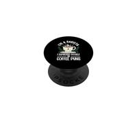 Funny I'm A Barista I Espresso Myself In Coffee Puns PopSockets Adhesive PopGrip