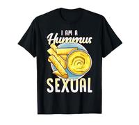 Funny Im A Hummus Sexual Hommus Vegan Vegetarian Joke Dip T-Shirt