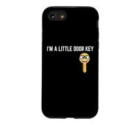 Funny I'm A Little Door Key Nerdy Bad Dorky Mom Dad Kids Pun Case for iPhone SE (2020) / 7/8