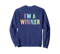 Funny I'M A WINNER Motivational Specialist Positive Crew Sweatshirt