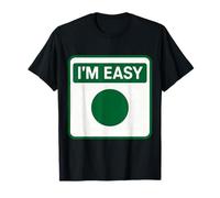 Funny I'm Easy Snowboard Ski Mountain Sign Skiing Skier Joke T-Shirt