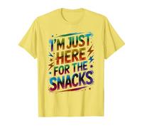Funny I'm JUST HERE for Snacks Games Begin Field Day Win On T-Shirt