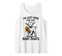 Funny I'm just here for The Baby Goats Tank Top