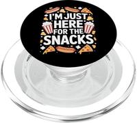 Funny I'm Just Here For The Snacks For Food Fans PopSockets PopGrip for MagSafe