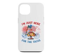 Funny I'm Just Here For The Tacos American 4Th Of July Taco Case for iPhone 13