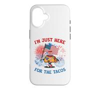 Funny I'm Just Here For The Tacos American 4Th Of July Taco Case for iPhone 16