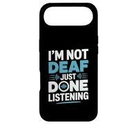 Funny Im Not Deaf Just Done Listening Audio Tech Case for iPhone Air