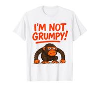 Funny I'm Not Grumpy, Grumpy Monkey for Kids Boys Girls Gift T-Shirt