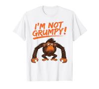 Funny I'm Not Grumpy, Grumpy Monkey for Kids Boys Girls Gift T-Shirt